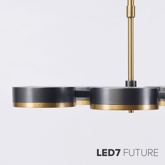 Loft Industry Modern - Dish Chandelier